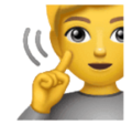 Deaf Person Emoji Huawei