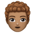 Person Curly Hair Emoji Huawei