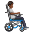 Person In Motorized Wheelchair Facing Right Emoji Huawei