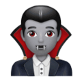Man Vampire Emoji Huawei