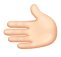 Leftwards Hand Emoji Huawei