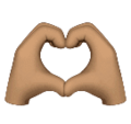 Heart Hands Emoji Huawei