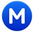 Circled M Emoji Huawei
