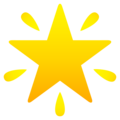 Glowing Star Emoji Joypixels
