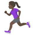 Woman Running Emoji Joypixels