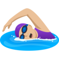 Woman Swimming Emoji Joypixels