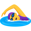 Woman Swimming Emoji Joypixels