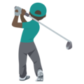 Man Golfing Emoji Joypixels