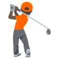 Person Golfing Emoji Joypixels