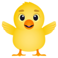 Front Facing Baby Chick Emoji Joypixels