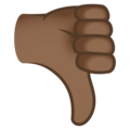 Thumbs Down Emoji Joypixels