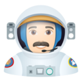 Man Astronaut Emoji Joypixels