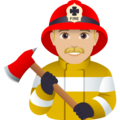 Man Firefighter Emoji Joypixels