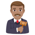 Man Judge Emoji Joypixels