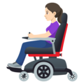 Woman In Motorized Wheelchair Emoji Joypixels