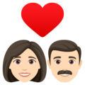 Couple With Heart Woman Man Emoji Joypixels