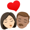 Kiss Woman Man Emoji Joypixels