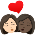 Kiss Woman Woman Emoji Joypixels