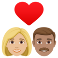 Couple With Heart Woman Man Emoji Joypixels