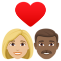 Couple With Heart Woman Man Emoji Joypixels