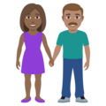 Woman And Man Holding Hands Emoji Joypixels