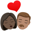 Kiss Woman Man Emoji Joypixels