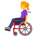 Woman In Manual Wheelchair Emoji Joypixels