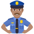 Man Police Officer Emoji Joypixels
