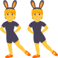 People With Bunny Ears Emoji Joypixels
