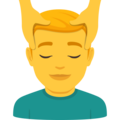 Man Getting Massage Emoji Joypixels