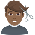 Man Getting Haircut Emoji Joypixels