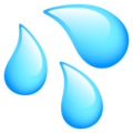 Sweat Droplets Emoji Joypixels