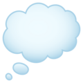 Thought Balloon Emoji Joypixels