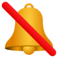 Bell With Slash Emoji Joypixels