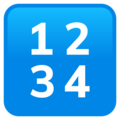 Input Numbers Emoji Joypixels