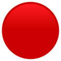 Large Red Circle Emoji Joypixels