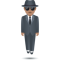 Person In Suit Levitating Emoji Joypixels