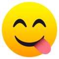 Face Savoring Food Emoji Joypixels