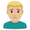 Man Frowning Emoji Joypixels