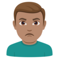 Man Pouting Emoji Joypixels
