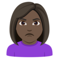 Woman Pouting Emoji Joypixels