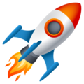Rocket Emoji Joypixels