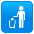 Litter In Bin Sign Emoji Joypixels