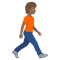 Person Walking Facing Right Emoji Joypixels