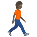 Person Walking Facing Right Emoji Joypixels