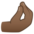 Pinched Fingers Emoji Joypixels