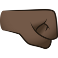 Right Facing Fist Emoji Joypixels