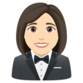 Woman In Tuxedo Emoji Joypixels