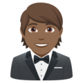 Person In Tuxedo Emoji Joypixels