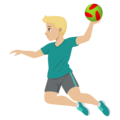Man Playing Handball Emoji Joypixels